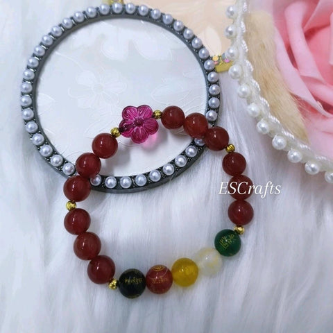 Five Elements Crystal Bracelet, Christmas Gifts, Birthday Present