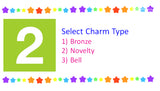 Customised Name Bookmark Keychain / Small Bead Dust Cap Keychain / Zipper Ring Keychain / Name Tag