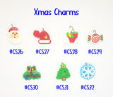 Christmas Personalised Crystal Name Keychain / Customised Resin Bag Tag