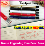 Customised Name Engraving on Finn Executive Writing Pen / Teacher's Day Present / Christmas Gifts