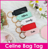 Customised Name on Celine Bag Tag / Ring Keychains / Personalised Gifts / Christmas Present