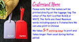 Customised Name on Voyage Luggage Tag / Travel Essentials / Bag Tag / Presents / Christmas Gifts