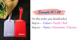 Customised Name on Voyage Luggage Tag / Travel Essentials / Bag Tag / Presents / Christmas Gifts