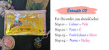 Customised Name on Iris Rainbow Pouch / Make Up Pouch / Holographic Stationery Bag / Pencil Case