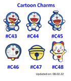 Doraemon, Bell, Dorami / Customised Cartoon Ring Keychain / Personalised Name Bag Tag