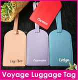 Customised Name on Voyage Luggage Tag / Travel Essentials / Bag Tag / Presents / Christmas Gifts