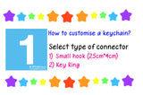 Customised Name Ribbon Bag Tag / Handmade Ribbon Keychain / Teacher's Day Gift / Christmas Present / Gift Ideas