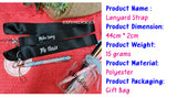 Customised Name Printing on Lanyard Strap for Ez-link ID Access Card Holders