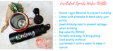 Customised Name Insulated Stainless Steel Sports / Gym / Bike / Big Capacity Water Bottle  (800ml)