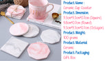 Customised Name Marble Cup Coaster / Ceramic Mug Coaster