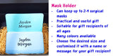 Customised Name Print Mask Holder / Mask Case / Face Mask Storage Box / Face Mask Casing / Christmas Gift