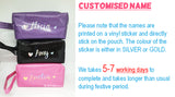 Customised Name Pencil Box / Personalised Stationery Pencil Case / Cosmetic Pouch (SPB)