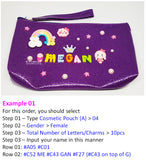 DIY Pencil Box / Cosmetic Pouch / Customised Name / Pencil Case / Multi Functional Phone Pouch