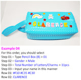 DIY Pencil Box / Cosmetic Pouch / Customised Name / Pencil Case / Multi Functional Phone Pouch