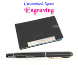 Namecard Case Holder with Pen Gift Set (Design E )