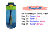 Customised Name Kids Water Bottle / Children Water Tumbler
