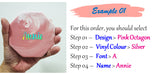 Customised Name Marble Cup Coaster / Ceramic Mug Coaster