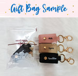 Customised Name Hand Sanitiser Holder / Portable Handy Hand Sanitizer Holder Christmas Gift Ideas Teachers Day Present