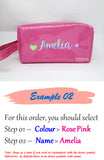 Customised Name Pencil Box / Personalised Stationery Pencil Case / Cosmetic Pouch (SPB)