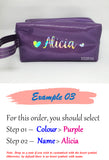 Customised Name Pencil Box / Personalised Stationery Pencil Case / Cosmetic Pouch (SPB)