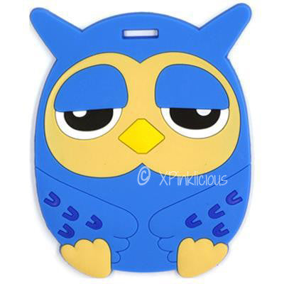 Blue Owl Luggage Tag / Travel Essentials
