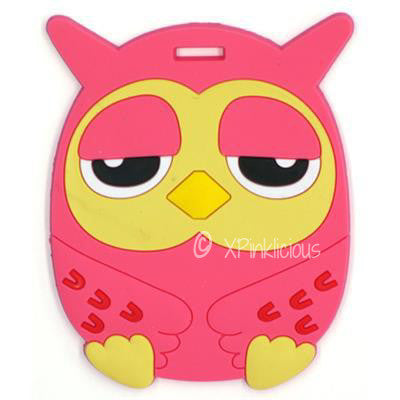 Pink Owl Luggage Tag / Travel Essentials / Children Day Gift Ideas / Birthday Goodie Bag / Party Favors / Kids Present / Christmas