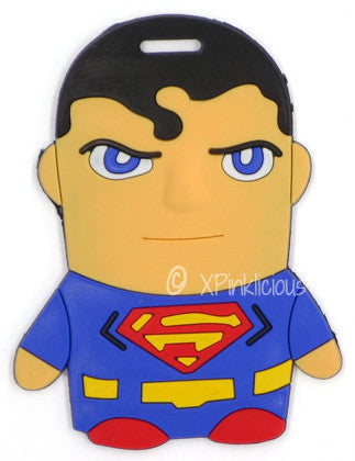 Superman Luggage Tag / Travel Essentials / Children Day Gift Ideas / Birthday Goodie Bag / Party Favors / Kids Present / Christmas