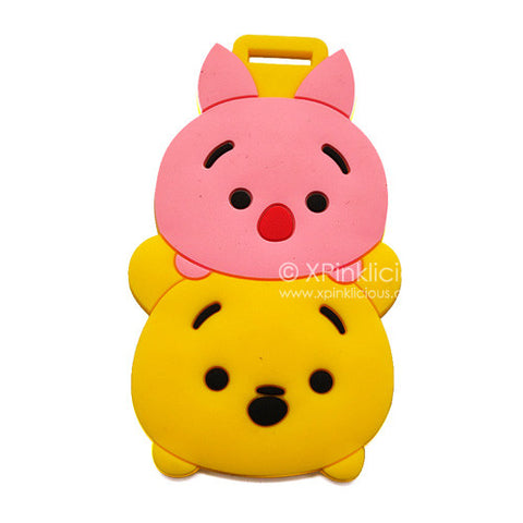 Winnie The Pooh Tsum Tsum Luggage Tag / Travel Essentials / Children Day Gift Ideas / Birthday Goodie Bag / Party Favors / Kids Present / Christmas