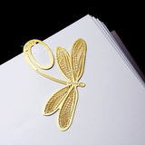 Bookmark - Sunflower Butterfly Clover Leaf Key Rose Dragonfly Crown Snowflake Fairy