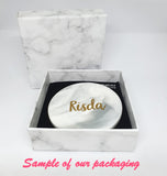 Customised Name Marble Cup Coaster / Ceramic Mug Coaster