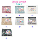 Shake Shake Colourful Coin Pouch/Customise Name Available