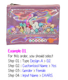 Shake Shake Colourful Coin Pouch/Customise Name Available
