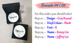 Customised Name Marble Cup Coaster / Ceramic Mug Coaster