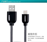 Remax Wiremesh 100cm USB Cable for iPhones and MicroUSB