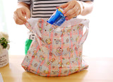 C01 - Light Pink Hello Kitty Recycle Bag Multi Purpose Grocery Bag