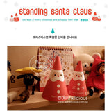 Standing Santa Claus Christmas Gift Card