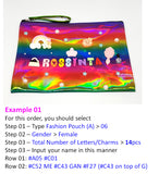 Fashionable Cosmetic Pouch / Customised Name / Pencil Case / Multi Functional Phone Pouch