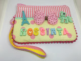 Customised Name TH Coin Pouch / Personalised DIY Cloth Coin Pouch