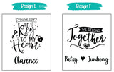 Couple Mug / Customised Name Print Cup / Colour Changing Mug / Valentine Day Present / Anniversary Gift Ideas