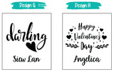 Couple Mug / Customised Name Print Cup / Colour Changing Mug / Valentine Day Present / Anniversary Gift Ideas