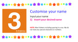 Personalised Small Bead Name Lanyard Card Holder / Customised Cartoon Keychain Key Ring Tag / Bag Tag / Ezlink ID