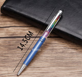 Customised Name Engraving on Rainbow Crystal Stylus Pen / Personalised Writing Pens