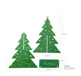 Standing Christmas Tree Gift Card Memo Note