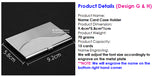 Engraving for Business Namecard Case (Design G / H)