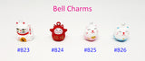 Customised Name Cartoon Ring Keychains / Personalised Name Novelty Charm Bag Tag
