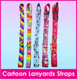 Cartoon Lanyard Strap for Ez-link ID Card Holders - Rainbow Pastel Blue Stars Melody My Little Pony