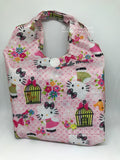 C01 - Light Pink Hello Kitty Recycle Bag Multi Purpose Grocery Bag