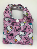 C02 - Pink Hello Kitty Recycle Bag Multi Purpose Grocery Bag