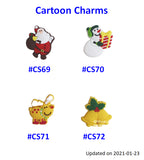 Customised Name Cartoon Ring Keychains / Personalised Name Novelty Charm Bag Tag