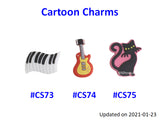 Customised Name Cartoon Ring Keychains / Personalised Name Novelty Charm Bag Tag